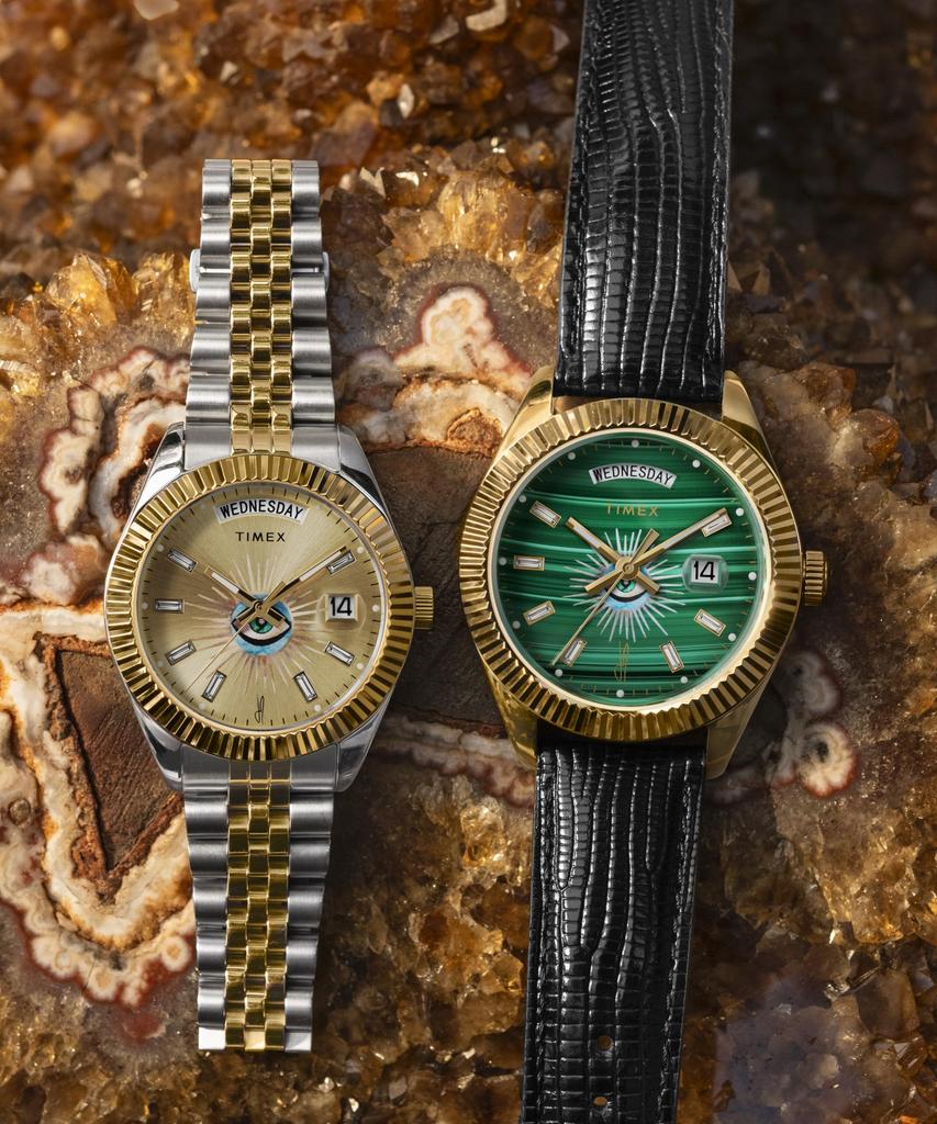 Lab Watch Quartz 5 ATM Water Resistant Mineral Glass Green Dial TW2W88200 [TIMEX] Women's [Authentic]