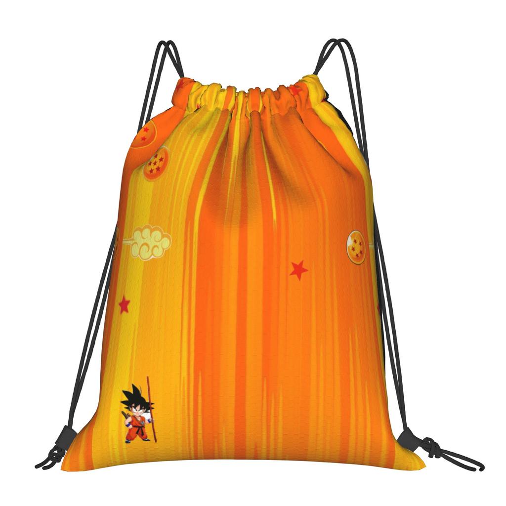 Custom DBZ Dragons Goku Ball Drawstring Bags for Shopping Yoga Backpacks Men Women Warrior Sports Gym Sackpack