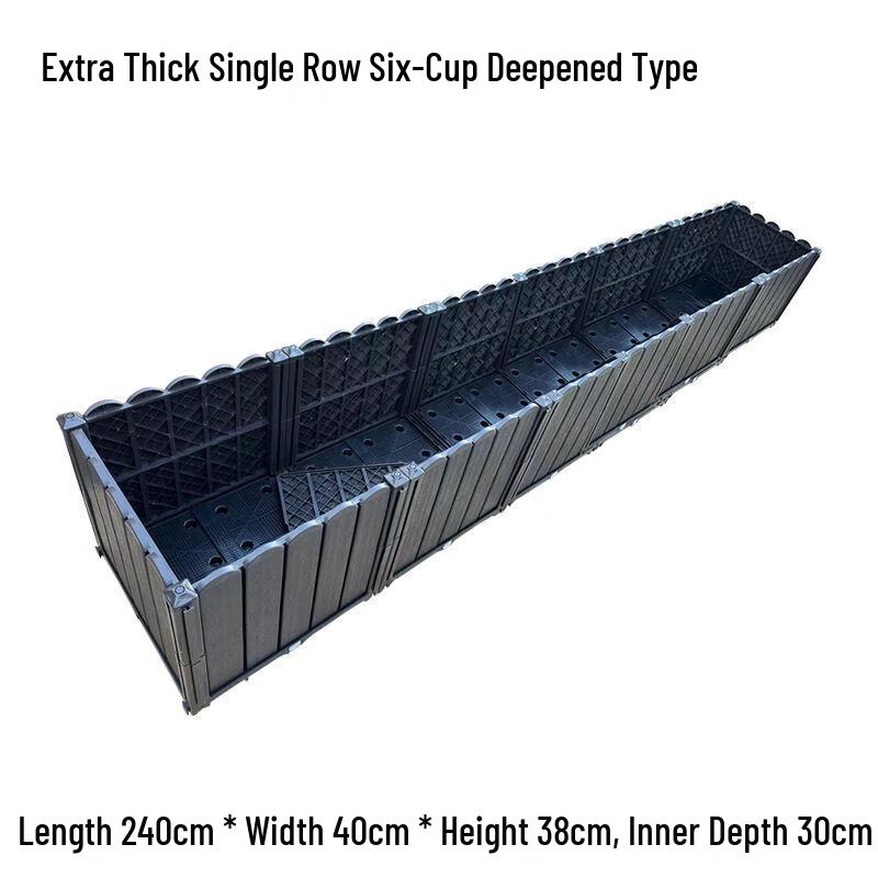 Rectangular Balcony Vegetable Planter Box