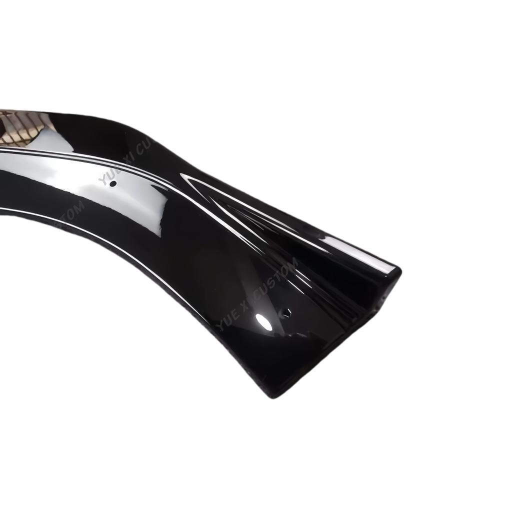 MAXTON Style Glossy Black Car Front Bumper Splitter Lip For Volkswagen Golf 7.5 GTI 2017-2020 Front Bumper Lip Diffuser BodyKits