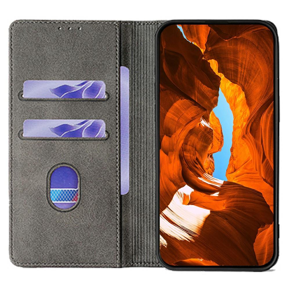 

For Xiaomi Redmi Note 14 Pro 5G/Poco X7 5G Leather Case Wallet Stand Phone Cover with RFID Blocking Grey