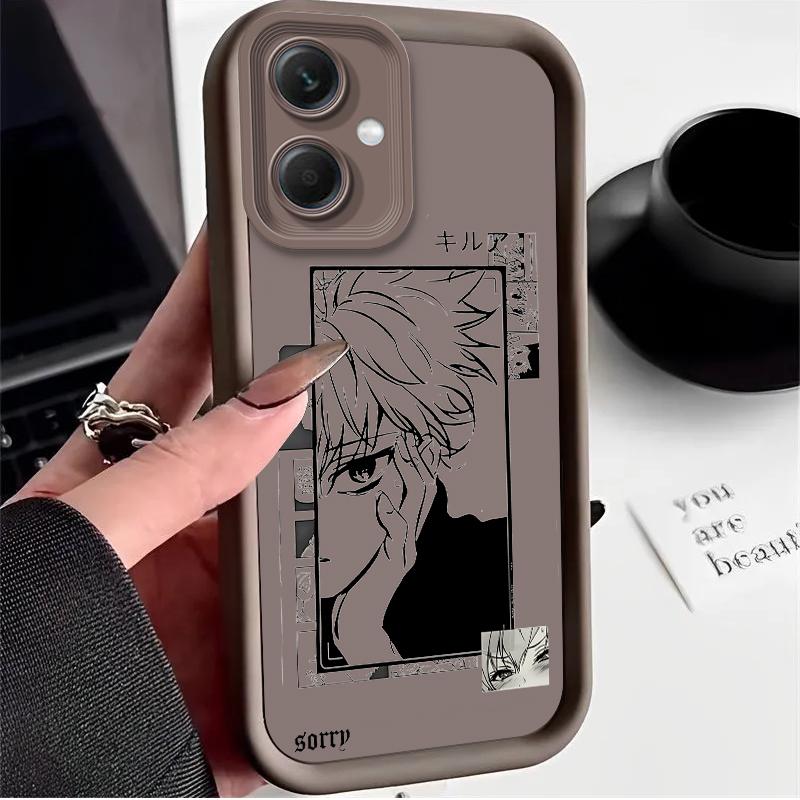 

Hunter Plain Case for Xiaomi Redmi Note 14 13 12 Turbo 11S 4G 11 10 Pro Plus 9 14C 13C 12C 9C A2 A1 Liquid Silicone Cover Funda Redmi A1 A2