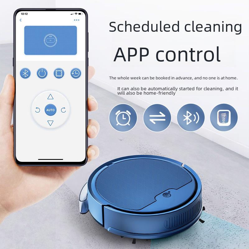 Smarter Haushalts-Saug- und Wischroboter mit automatischem Wassertank und App-Steuerung