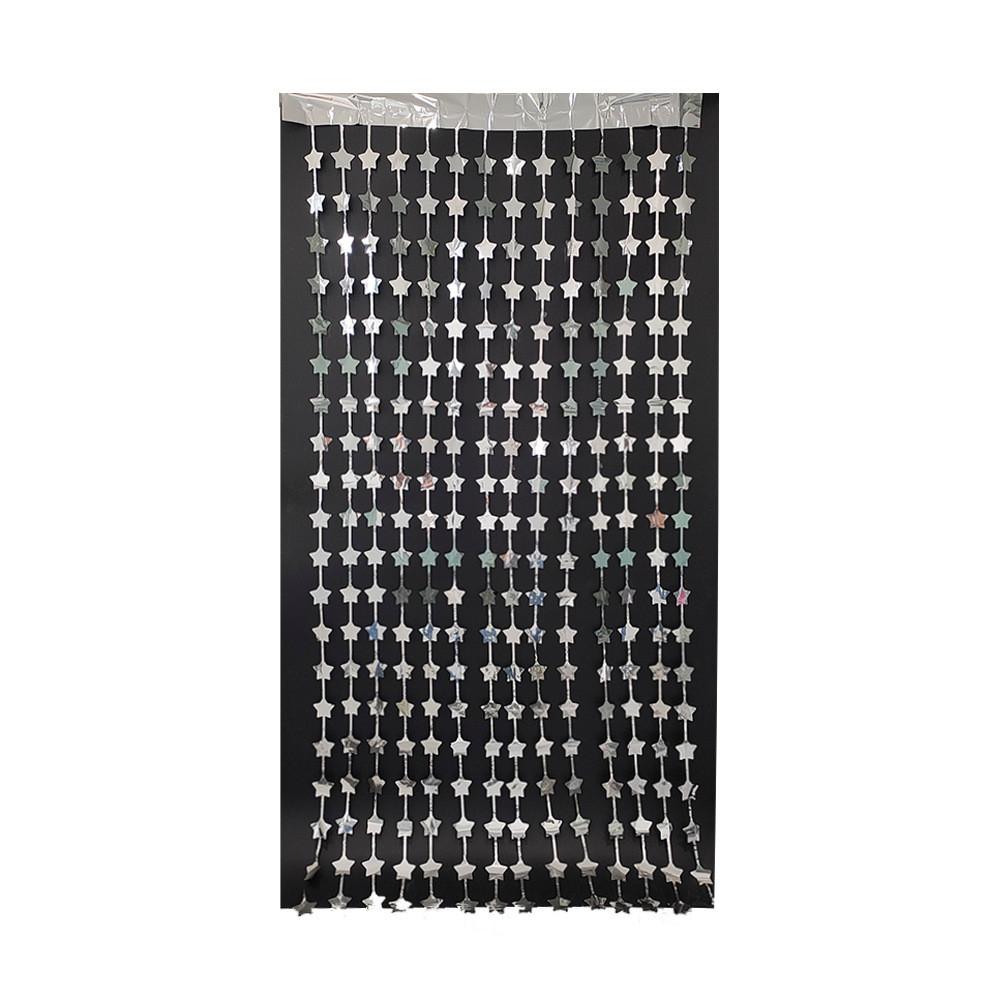 Sternförmige Fransen Vorhänge Geeignet für den täglichen Gebrauch, Hochzeiten und Geburtstagsfeiern