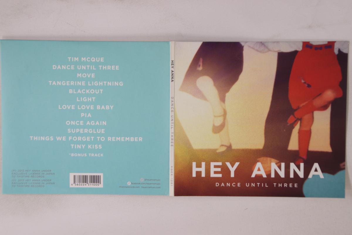 

CD HEY ANNA - Dance Until Three XQER1061 THISTIME 2013 Japan Pop Used