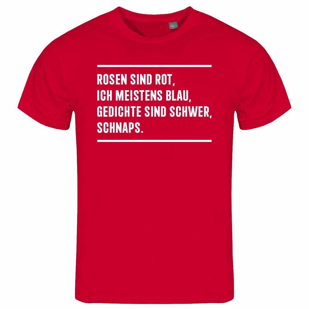 Unisexs Roses Are Red I Mostly Blue Booze S to 2XL Alcohol Beer T Shirt