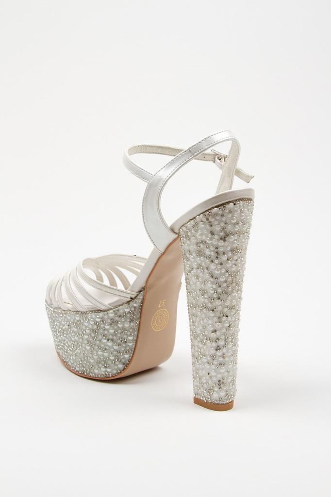 Damenmode-Stil High Heels Haut Kreuz Party Hochzeit Abendkleid Schuhe