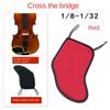 Cushion Violin Shoulder Rest Pad Cotton Fiddle Soft Cotton Cover  1/8 1/4 1/2 3/4 /4/4 Fiddle