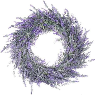 Lavender Wreath for Front Door Spring/Summer Wreaths Front Door Wreaths for Indoor Outdoor Home Wall Window Farmhouse Wedding Decor
