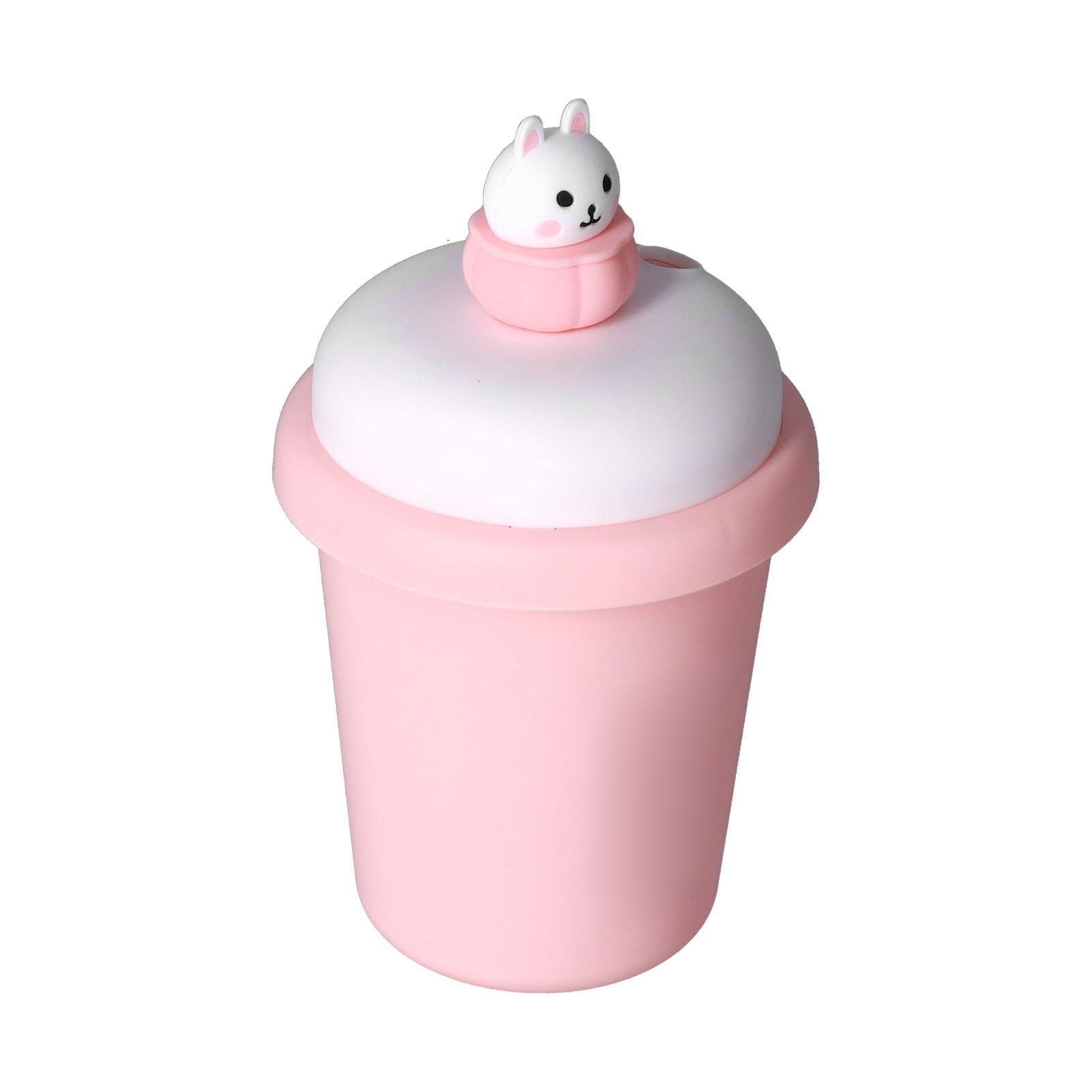 Humidifier Pink Milk Tea Cup Humidifier Small Desktop Bedroom Bedside Air Purifier Humidifier