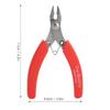 Red Handle Flush Cutter Stainless Steel Side Cutter Cutting Nippers  Hand-Made Jewelry