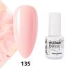 GELPOLISH Nail Art Set: Base, Top Coat, Transparent & White Gel Polishes