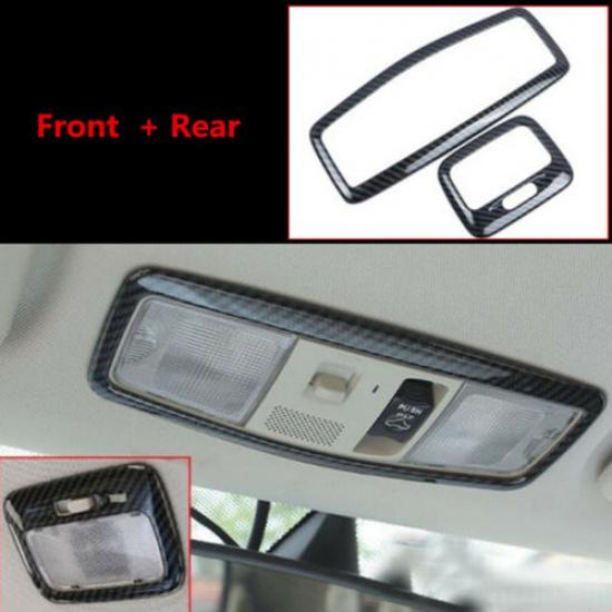 Carbon Fiber Reading Lamp Cover Trim For Mitsubishi Outlander Sport 2016-2024