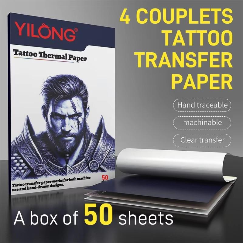 10/20/30/50/100Pcs Tattoo Transfer Pape A4 Size Stencil Paper Copy Paper Thermal Paper for Tattoo Transfer Tattoo Supplies 4