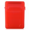 2.5 Inch HDD   SSD Protective Shockproof Case Storage Box Anti Static Label Enclosure Red (Not Inclube Hard Disk)