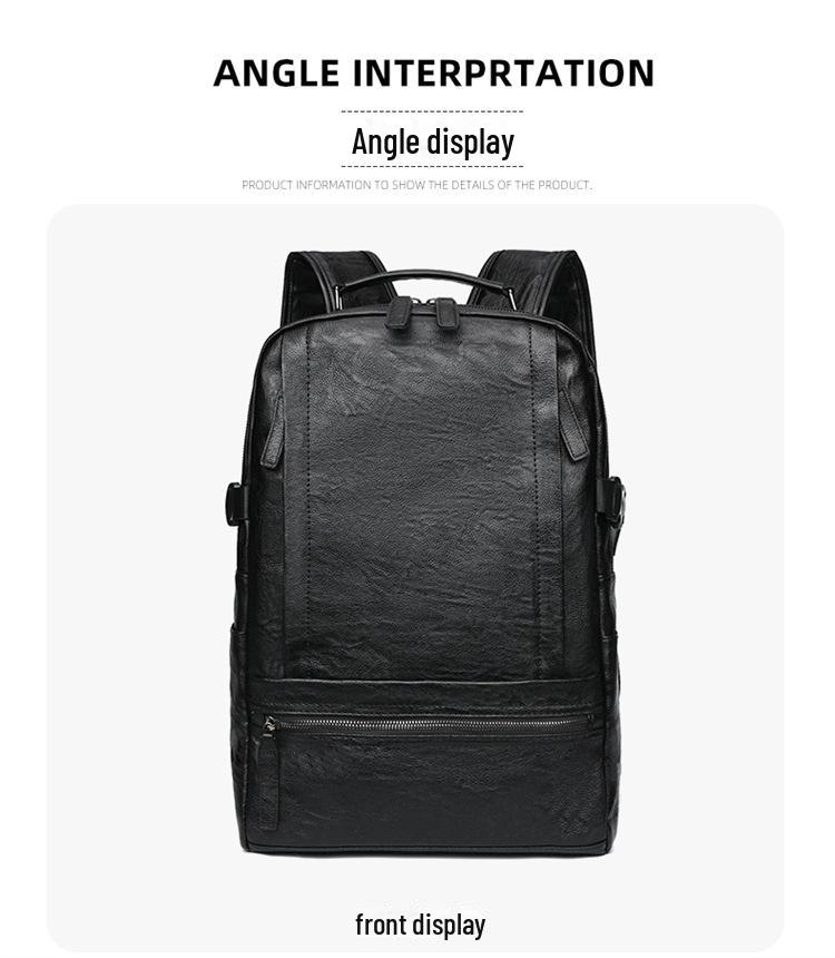 2022 Men's Winter Casual Backpack: Fashionable, Simple, Large-Capacity Outdoor Travel & Laptop Bag