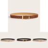 Classic Pu Leather Waist Belt With Metal Clasp For Casual And Office Look