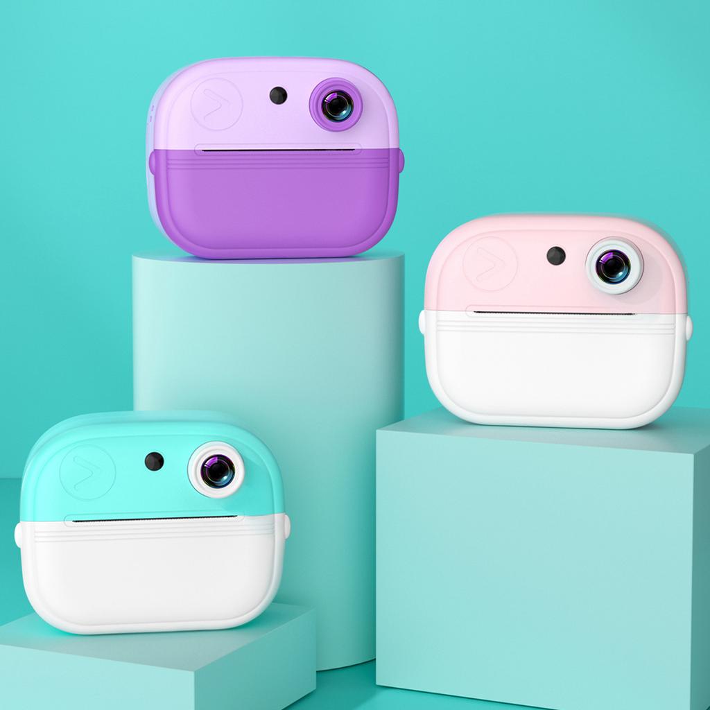 Kinderkamera, Thermo-Sofortdrucker, 2,0-Zoll-Bildschirm, Fotodrucker, 48 MP, Rückkamera, Unterstützung für Timer