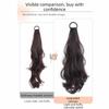 Vitality Long Wavy Ponytail Hair with Rubber Band Hair Band Hairpiece  Daily Use