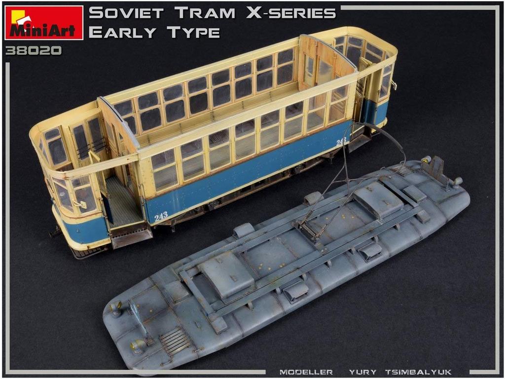 MiniArt Soviet Tram Early Model Plastic Model MA38020 1/35 X-Series