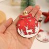 12Pcs Christmas Decoration Wooden White Snowflake Xmas Tree Ornaments for Home Decor Supplies 2026 New Year Navidad Accessories