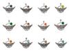 Natural Gemstone 925 Solid Silver Designer Jewelry Pendant 1.48" Christmas Gift CP-17