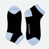 YELLOWSOCKS ANKLE SOCKS PUNCHING see-THROUGH BLACK