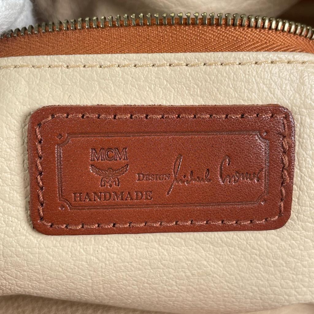 MCM Vicetos Handbag Brown Women Drawstring bag used