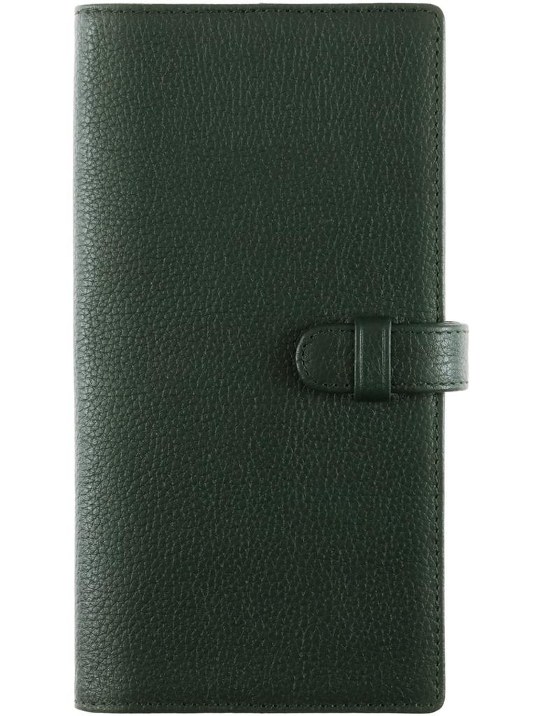 BLUE SINCERE Notebook Genuine for Men and Women Almost1 HB1 Cover, Vegetable-Tanned Top-Grain Leather, / (Deep Green)