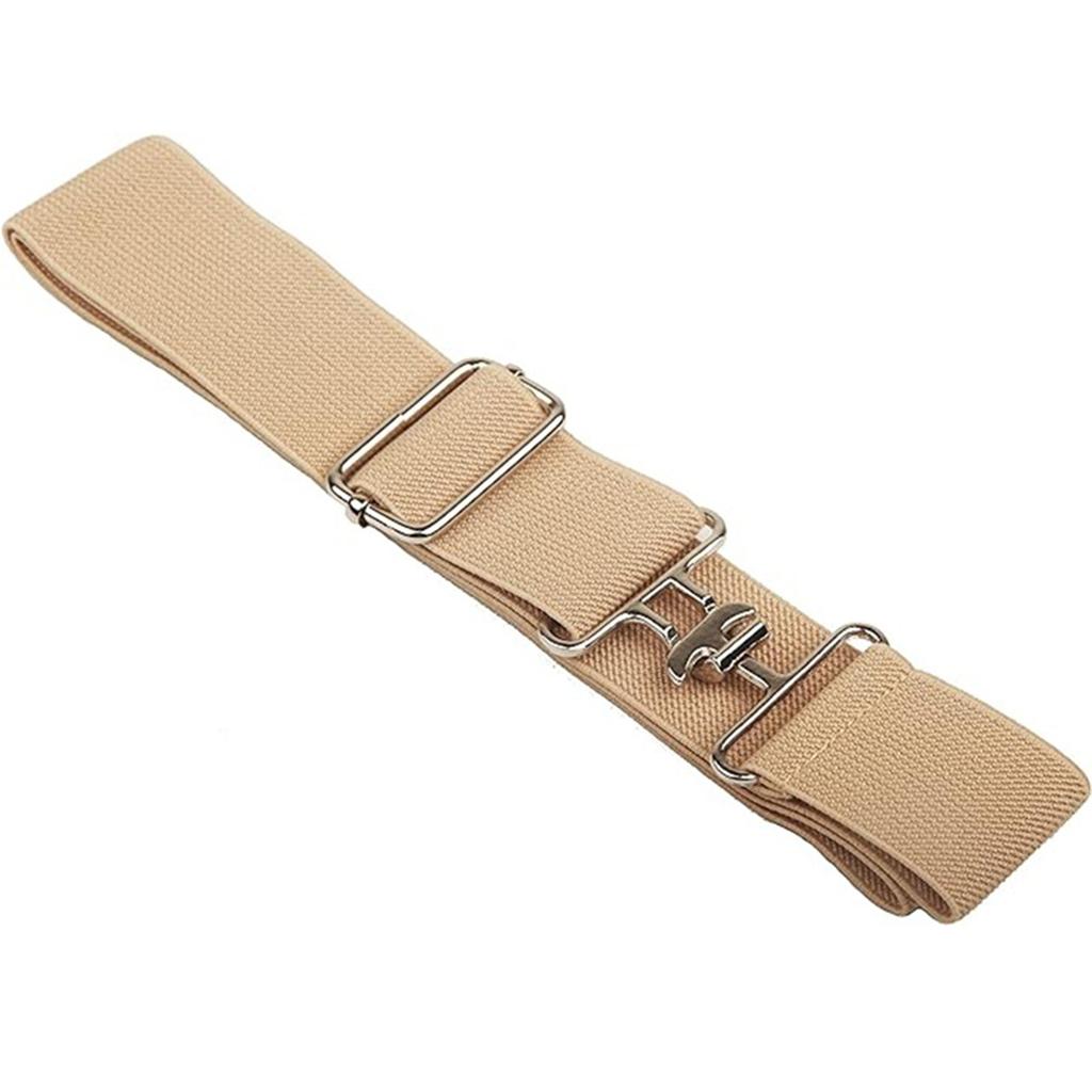 Elastic Equestrian Belt With Shark Buckle For Men And Women Adjustable Length For Horse Riding And Outdoor Activity