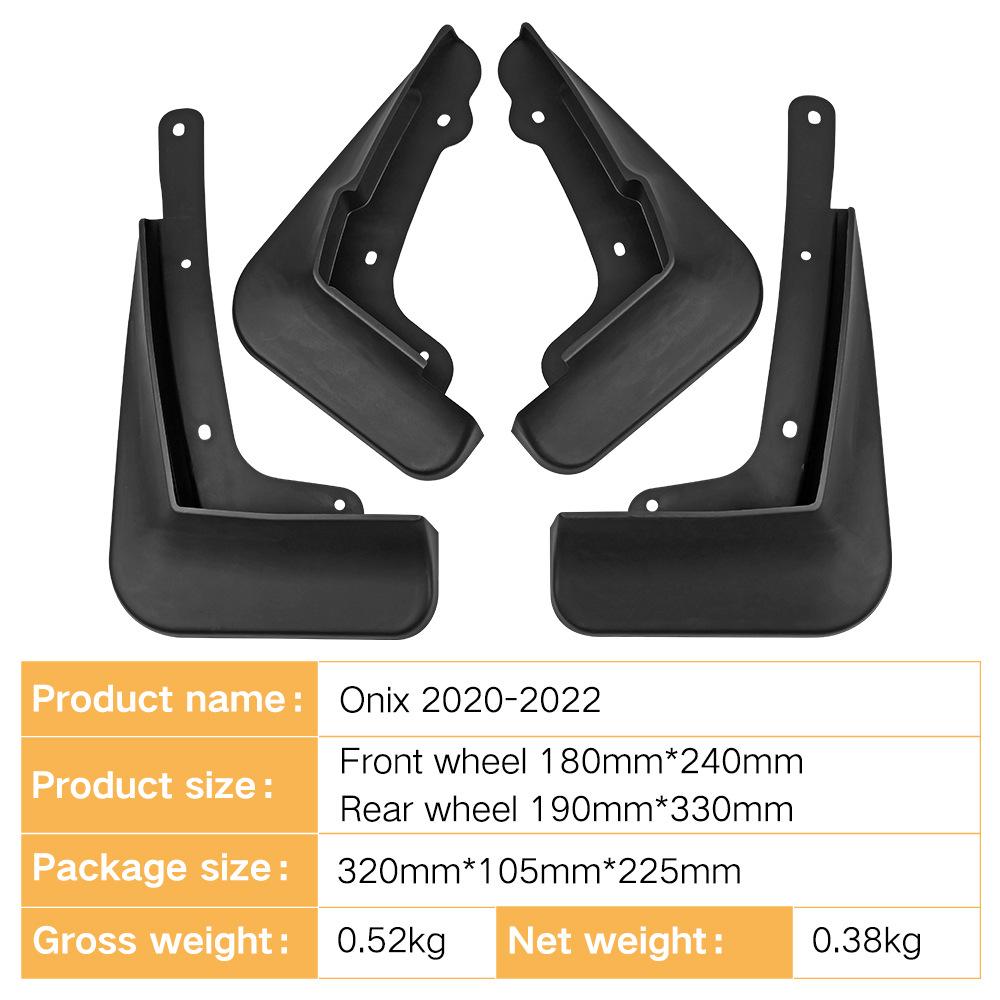 For Chevrolet Cowards Onix 2020-2022 Automotive Tire Soft Fender Leather