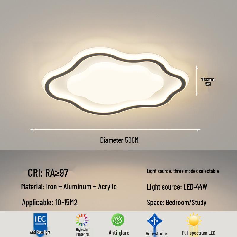 Smart Nordic LED Cloud Ceiling Light - Modern Minimalist, Eye-Protecting for Bedroom, Living Room, Dining Room
