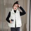 Down cotton vest women's autumn and winter new foreign versatile loose vest vest is popular this year