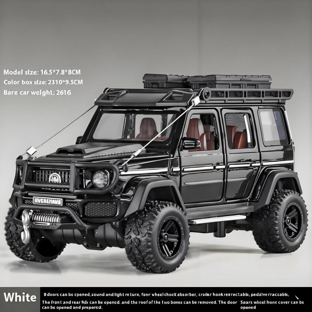 1:32 Mercedes Benz G550 Modificado 4x4 Off Road SUV Metal Liga Fundido Modelo de Carro Brinquedo Infantil Presentes de Aniversário Para Namorado