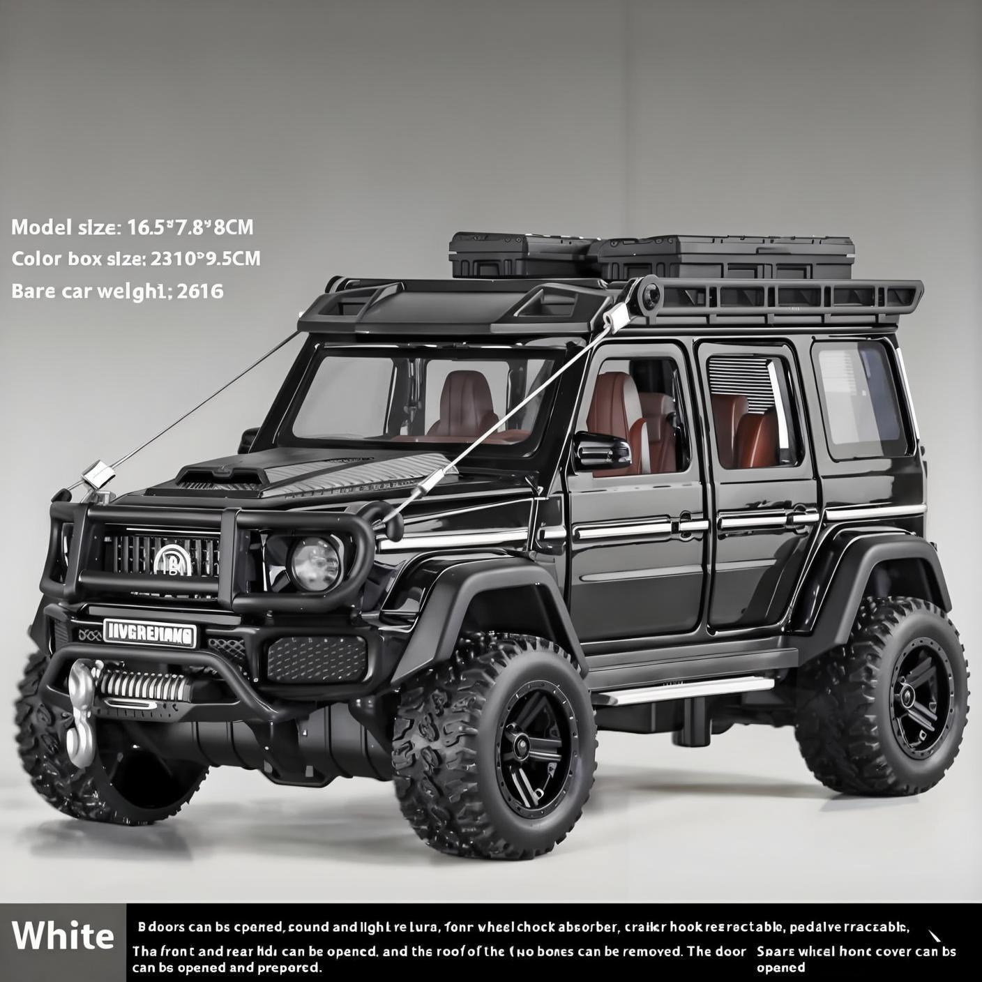 

1:32 Mercedes Benz G550 Модифікований 4x4 Позашляховик Позашляховик Металевий Литий Модель Автомобіля Дитячий Іграшковий Автомобіль Подарунки на День Народження Для Хлопця