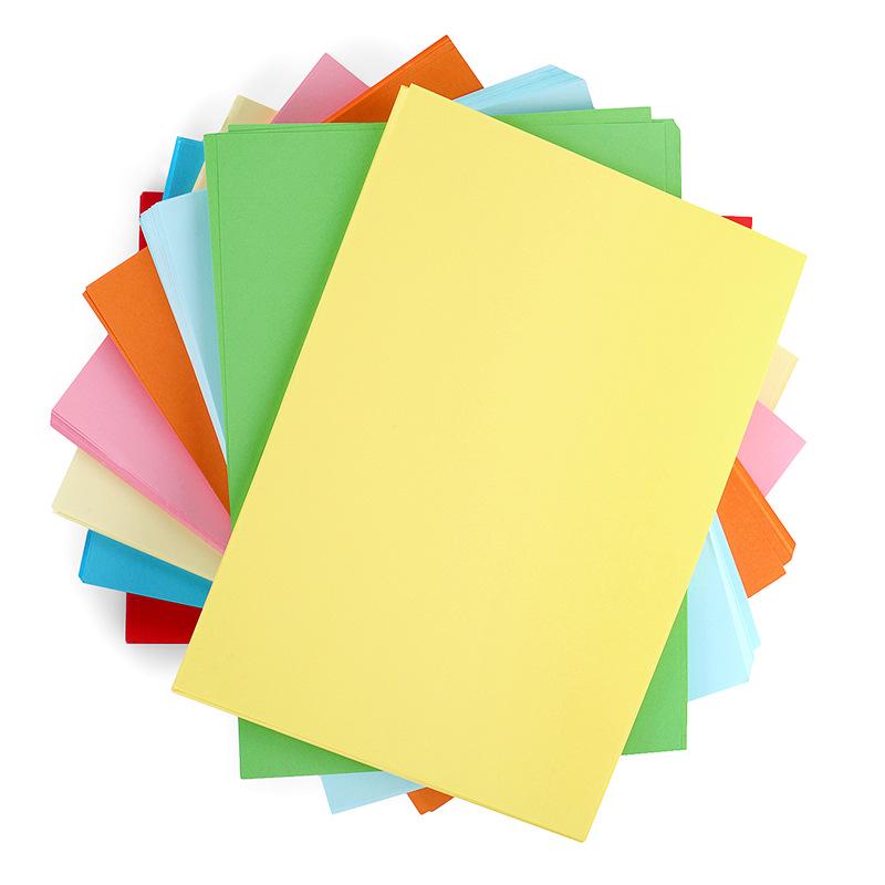 200 Sheets A4 Colored Printing Paper - Mixed Colors (Pink, Red, Yellow) for DIY and Crafts