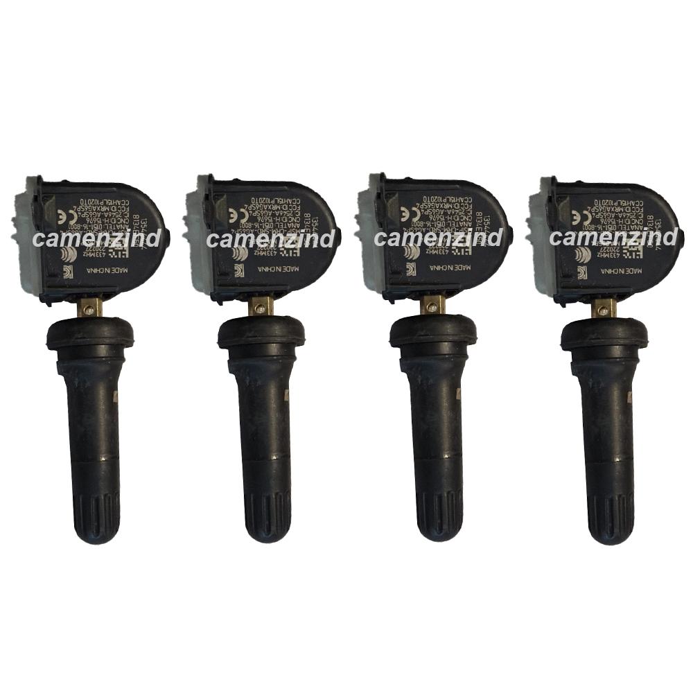 4PCS Tire Pressure Sensor TPMS 433MHz 13544444 13544442 13522631 13540603 13516165 13522631 13522955 For GMC Sierra 1500 2500 HD 4pcs