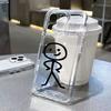 Funny Man Soft Clear Phone Case For iPhone 11 12 13 14 15 Pro Max Middle Finger iPhone 7 8 Plus X XR XS Max Shockproof Cover