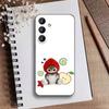 Big-eyed Goofy CAT Silly Phone Case For Samsung Galaxy A73,A72,A71,A70,A52,A51 Others Soft Black Cover
