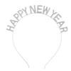 Headdress Letter HAPPY NEW YEAR Headband Rhinestone Crown Korean Style Hair Hoop Female Jewelry