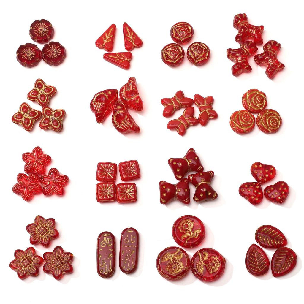 1-20 Buc Margele de Sticlă Cehești Margele Distanțiere Vrac pentru Confecționarea Bijuteriilor DIY Brățară Colier