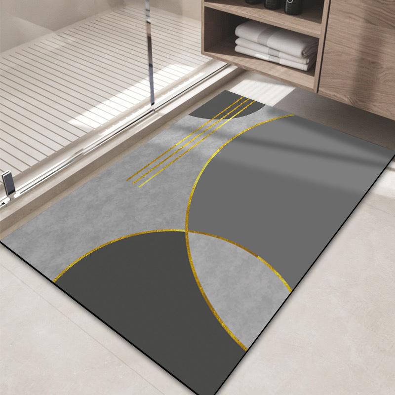 Badezimmermatte Badezimmer Saugfähige Matte Schnelltrocknende Matte Toilettentürmatte