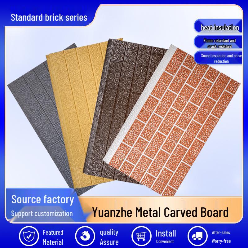 Polyurethane Insulated Decorative Exterior Wall Panel for Light Steel Villa