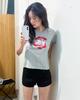 HAVISM Hvsm Rose S/S Tee(Grey)