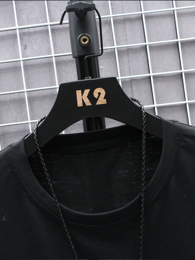 Manfinity LEGND Herren T-Shirt mit Musterdruck und kurzen Ärmeln