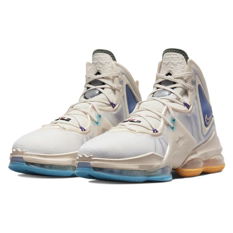 Nike LeBron 19 EP MPLS Lakers Unisex Sneakers White Pearl-White University-Gold DC9341-200