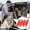 Silicone Car Door Lock Cover Pad Universal Anti Vibration Shock Absorber Soundproof Damper For Auto Door Latch Anti Scratch Gas Tank Doors 4