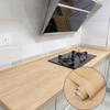 40cm Oil Resistant Mold Resistant Moisture Resistant Wood Grain Cabinet Doors Self-adhesive Wall Wallpaper Desks Home Decoration