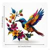 Metal Hummingbird Wall Art Decor 3D for Homeowners, Living Room, Garden, Patio