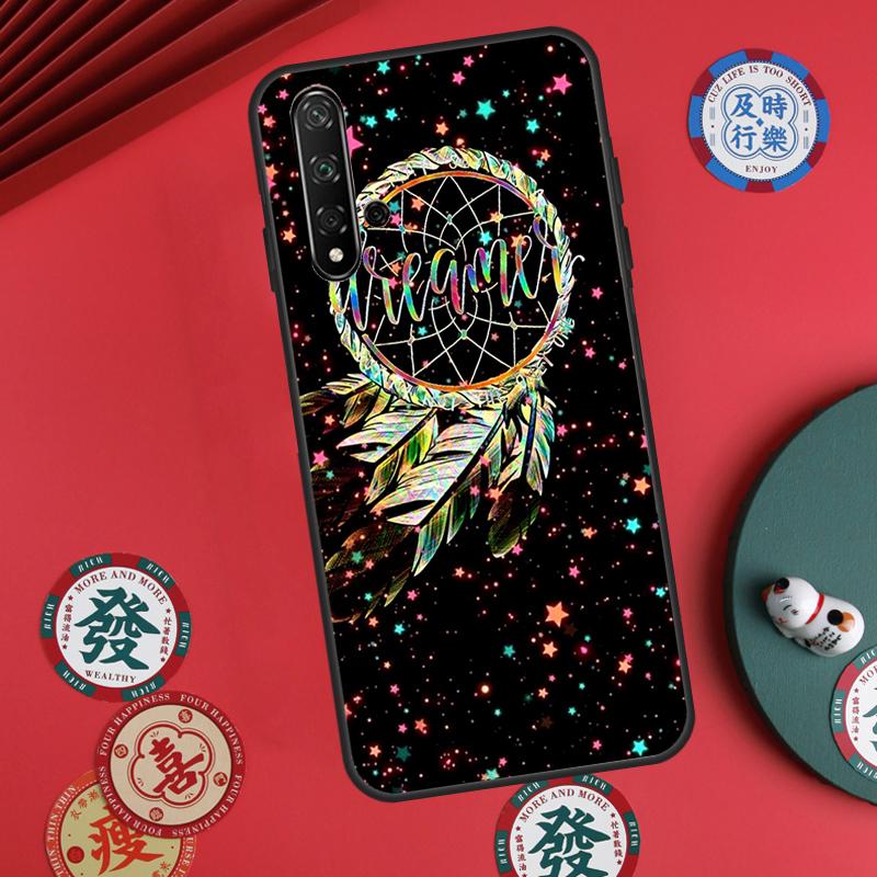 

Ретро Ловец снов с перьями Для Huawei Nova 11 Pro 9 10 SE Y60 Y70 Y90 Y61 Y91 Y72 Y73 12i 11i 8i P20 P30 P40 Lite Чехол Huawei Nova 5T